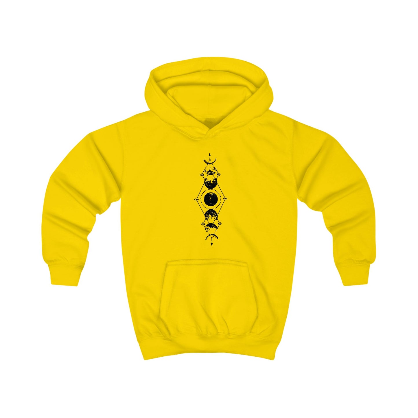 Kids Hoodie - 'Moon Child' Stay Wild Celestial Graphic Hoodie for Children