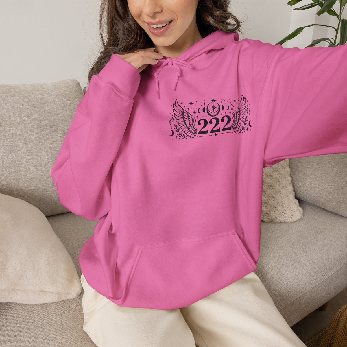 222 Angel Number Hoodie | Alignment, Trust & Divine Timing