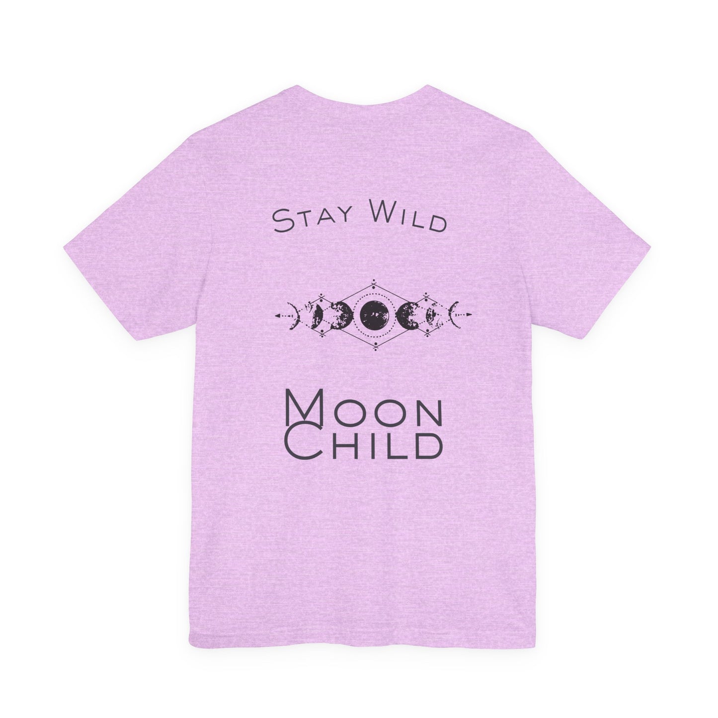 Moon Child T-Shirt — "Stay Wild" Boho Moon Phase Tee