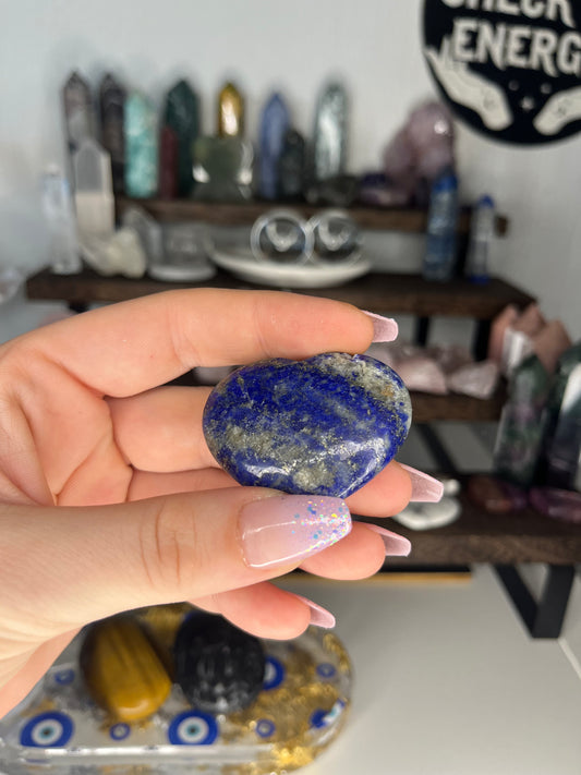 Lapis Lazuli Palm Stone