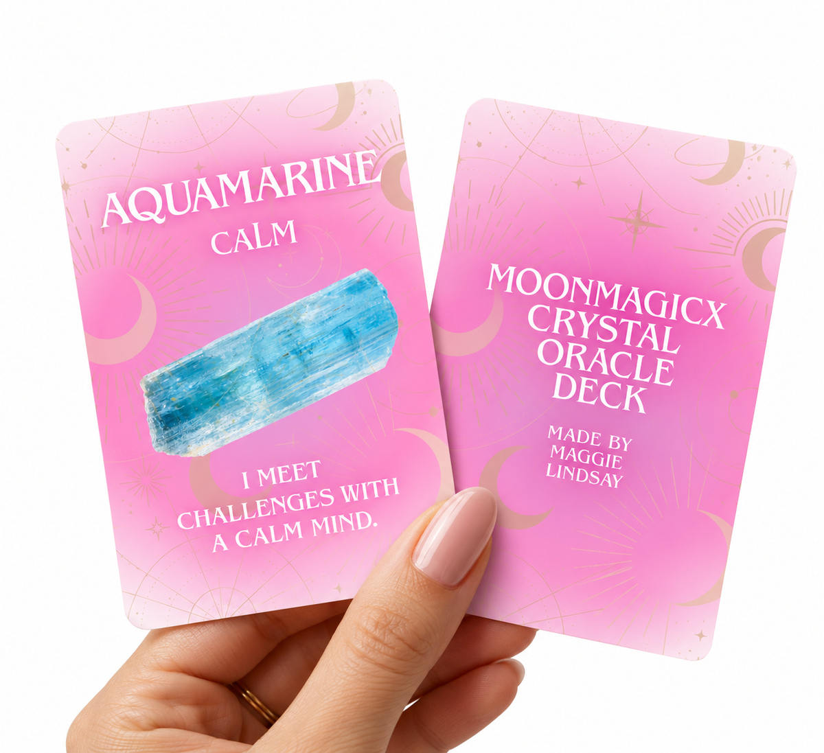The MoonMagicx Crystal Oracle Deck First Edition