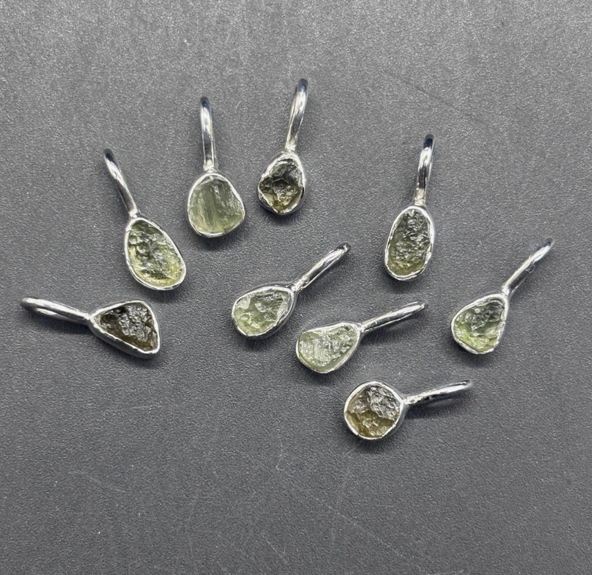 Authentic Raw Moldavite Pendant