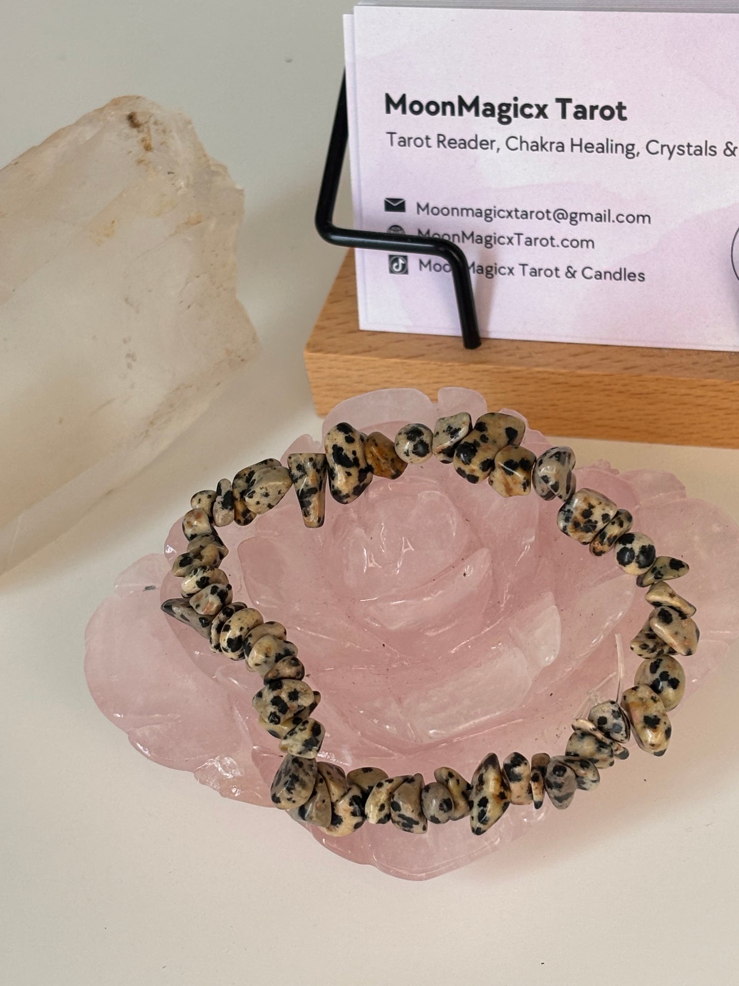 Dalmatian Jasper Chip Bracelet