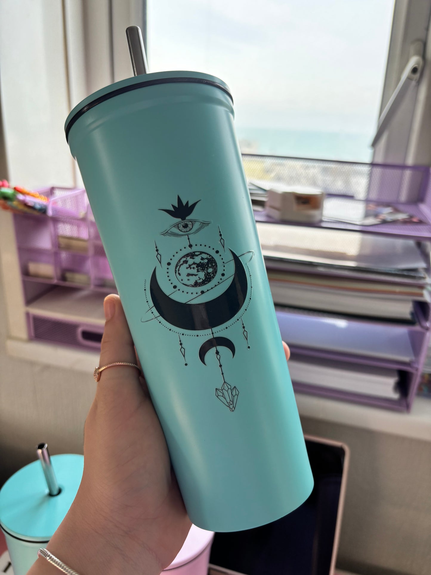 MoonMagicx Celestial Stainless Steel Tumbler