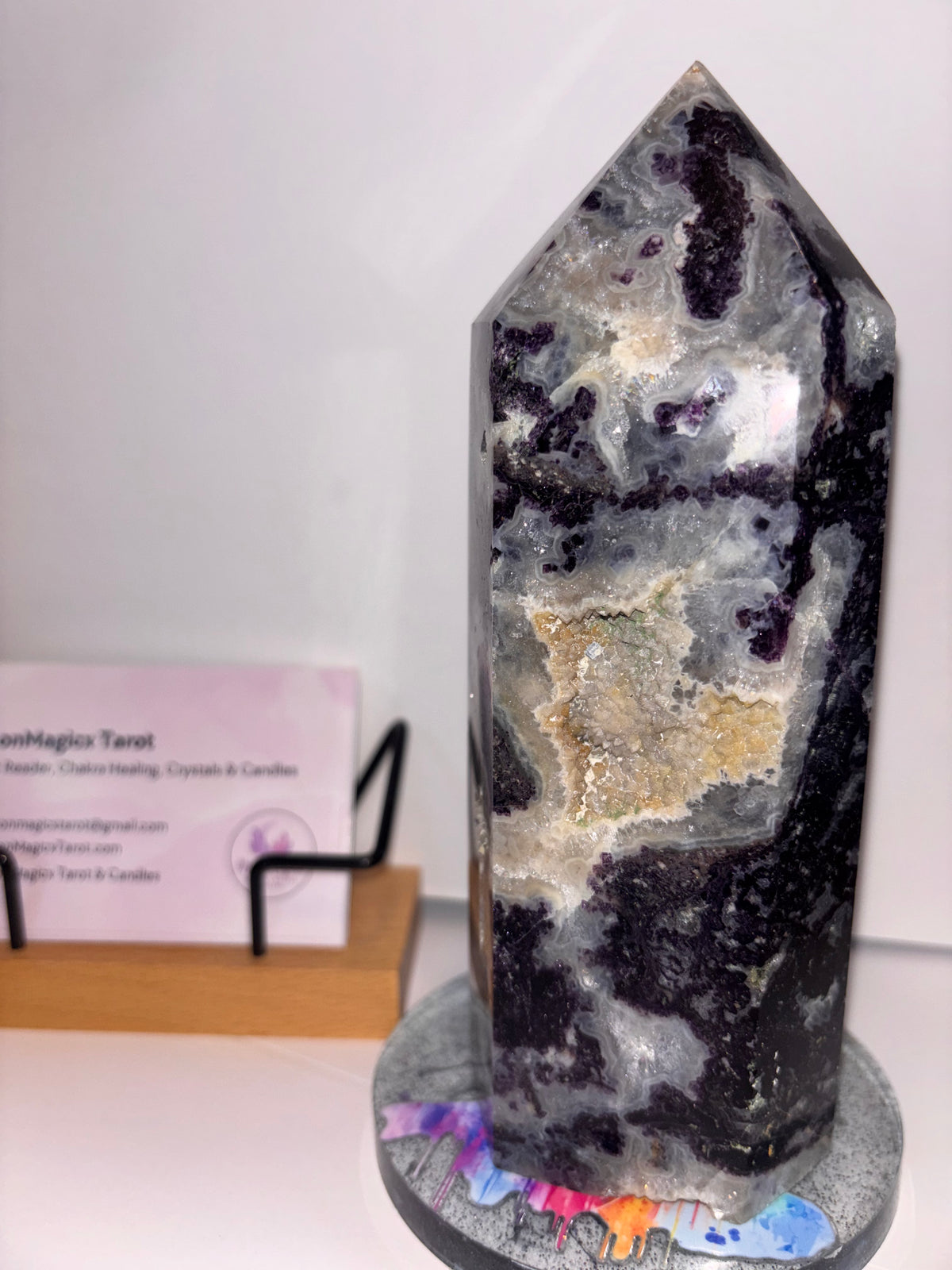 Purple Sphalerite Tower