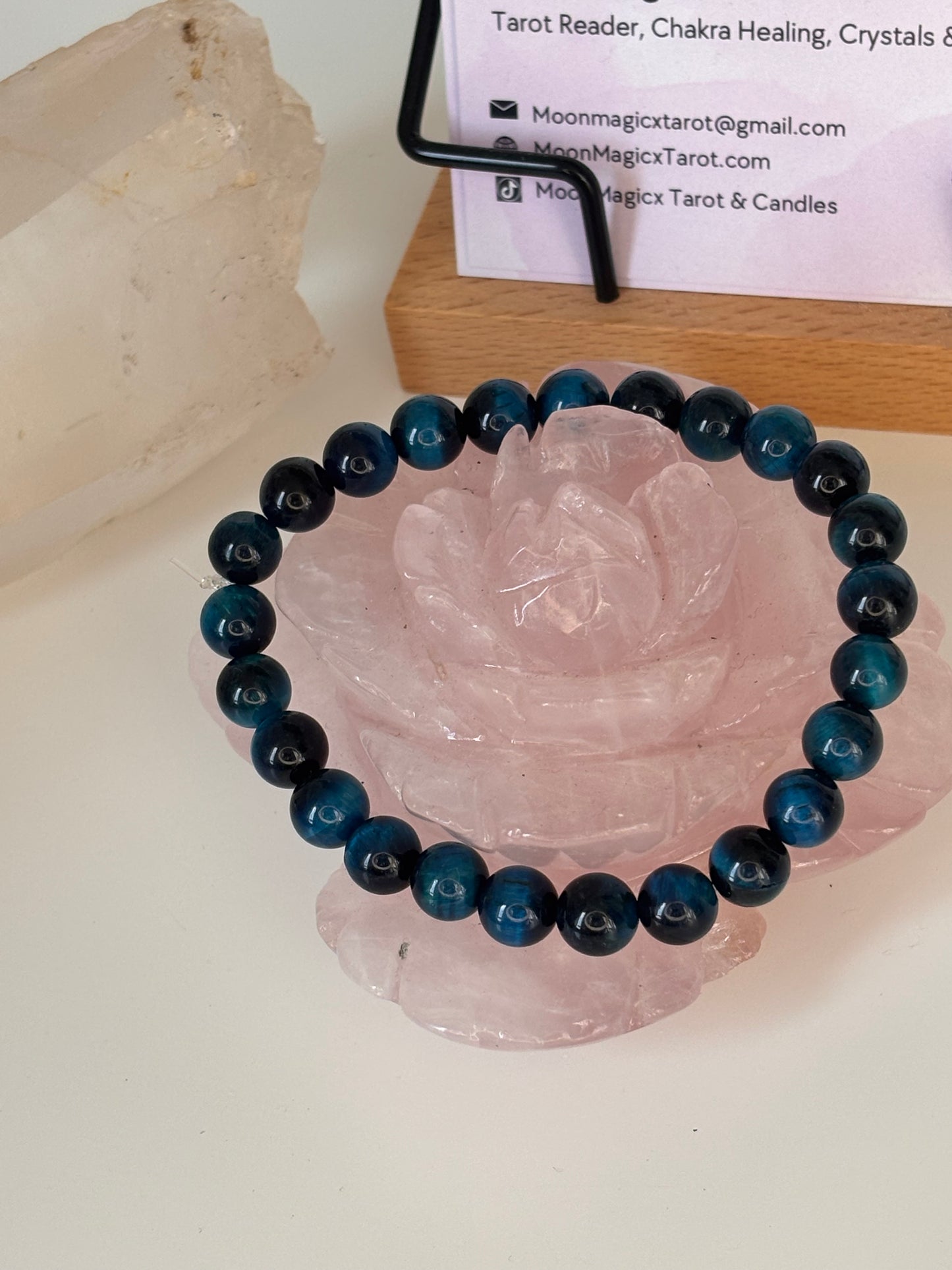 Blue Tigers Eye Bracelet