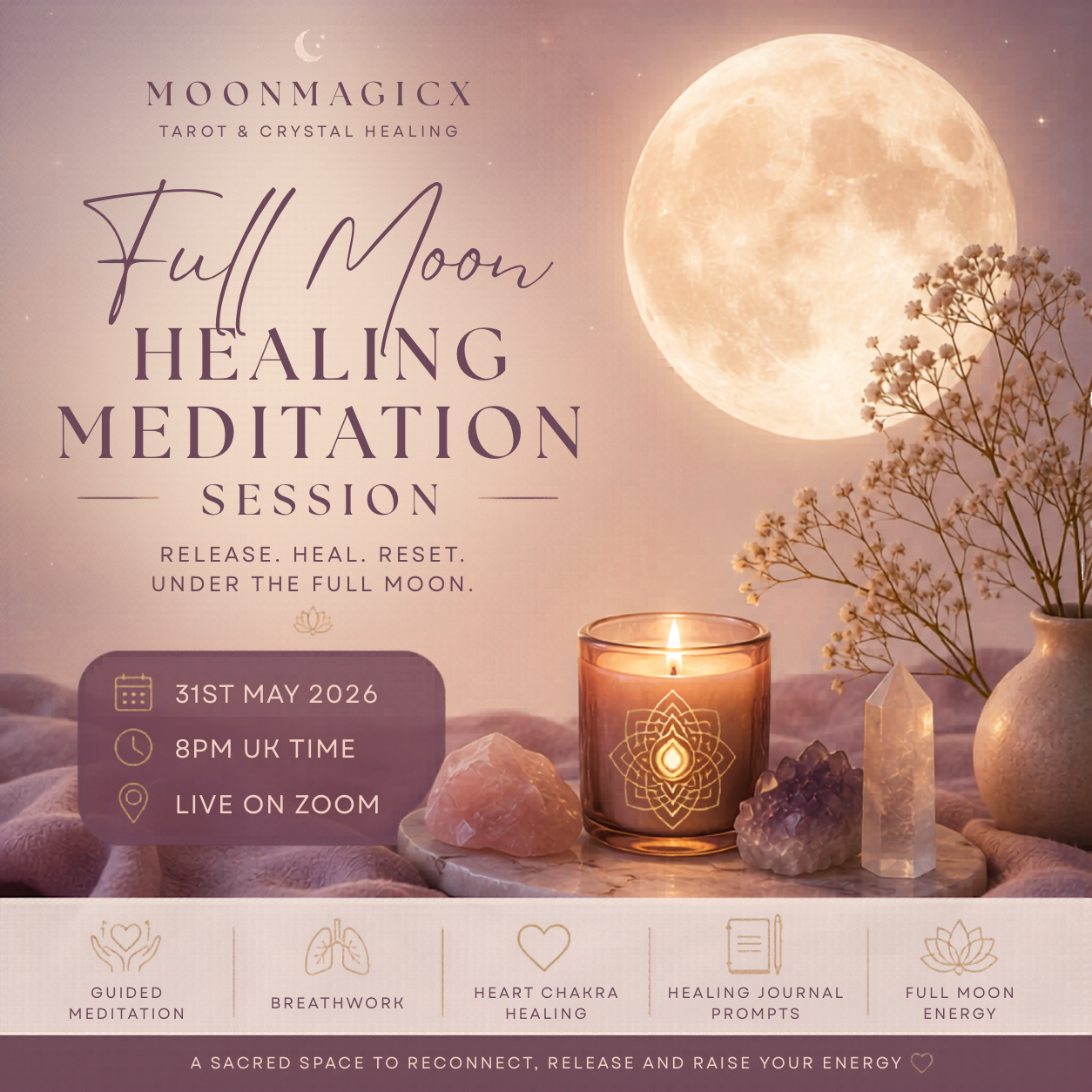 Full Moon Meditation Healing Session