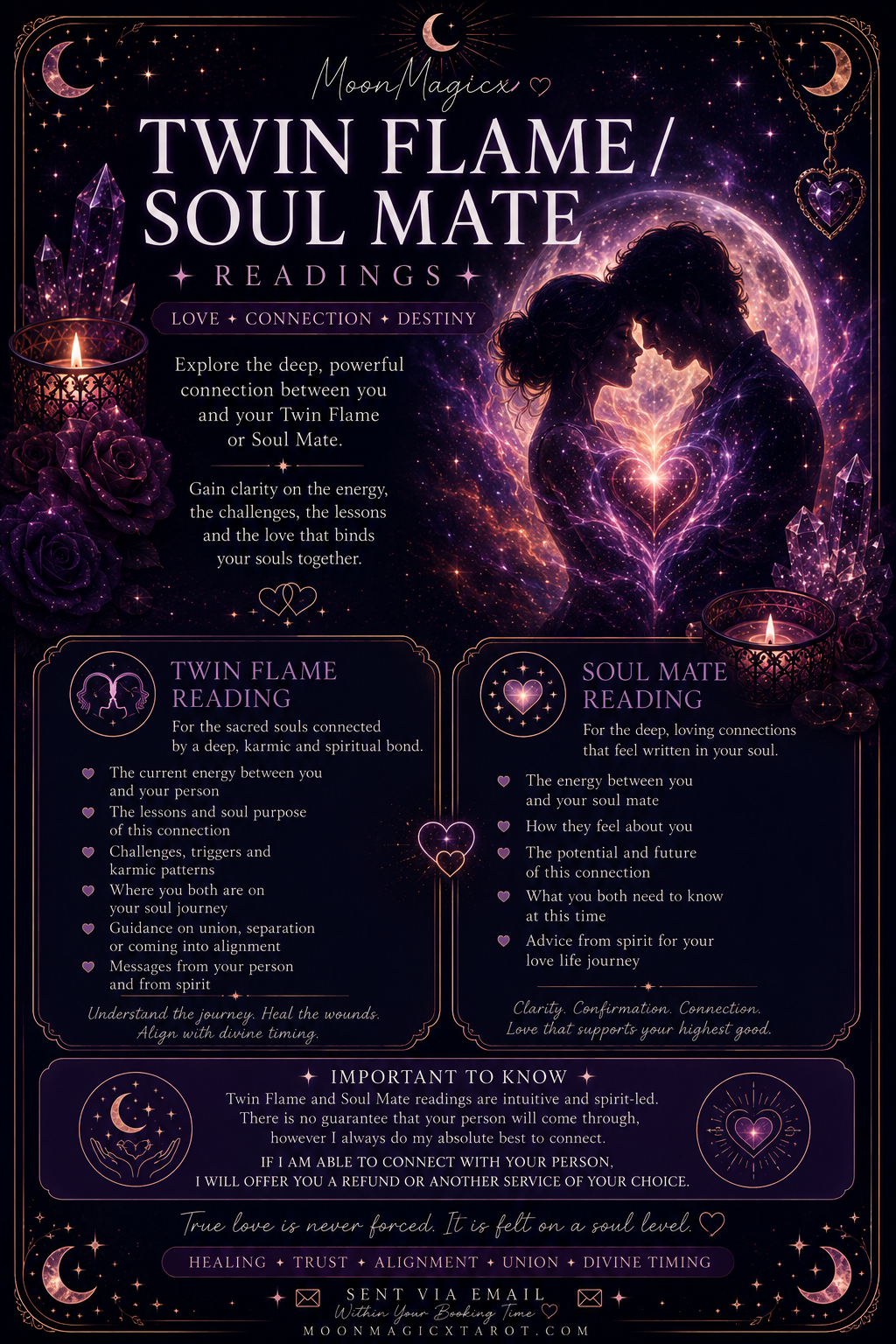 Twin Flame & Soul Mate Readings