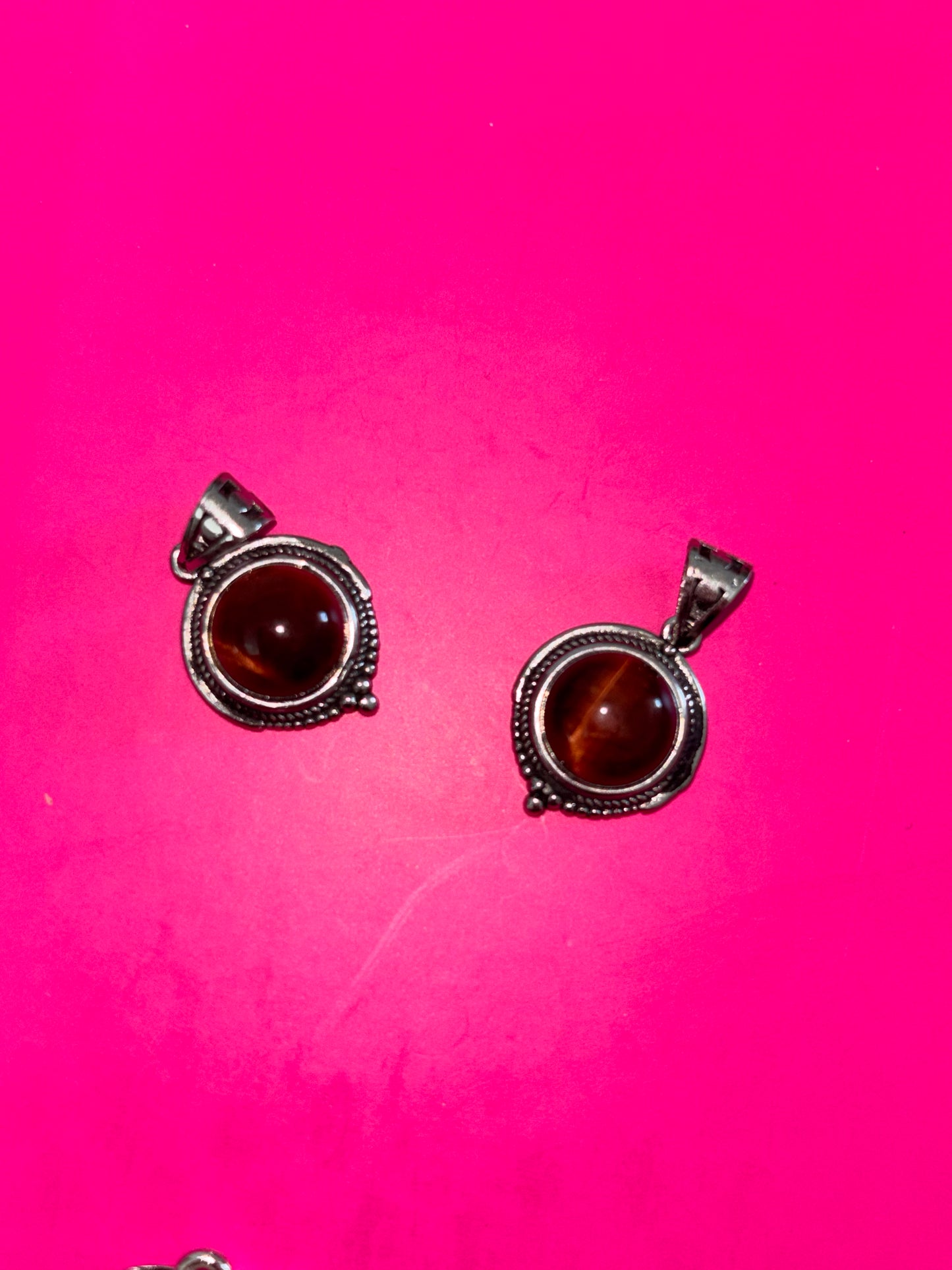 Red Tiger Eye Crystal Pendant