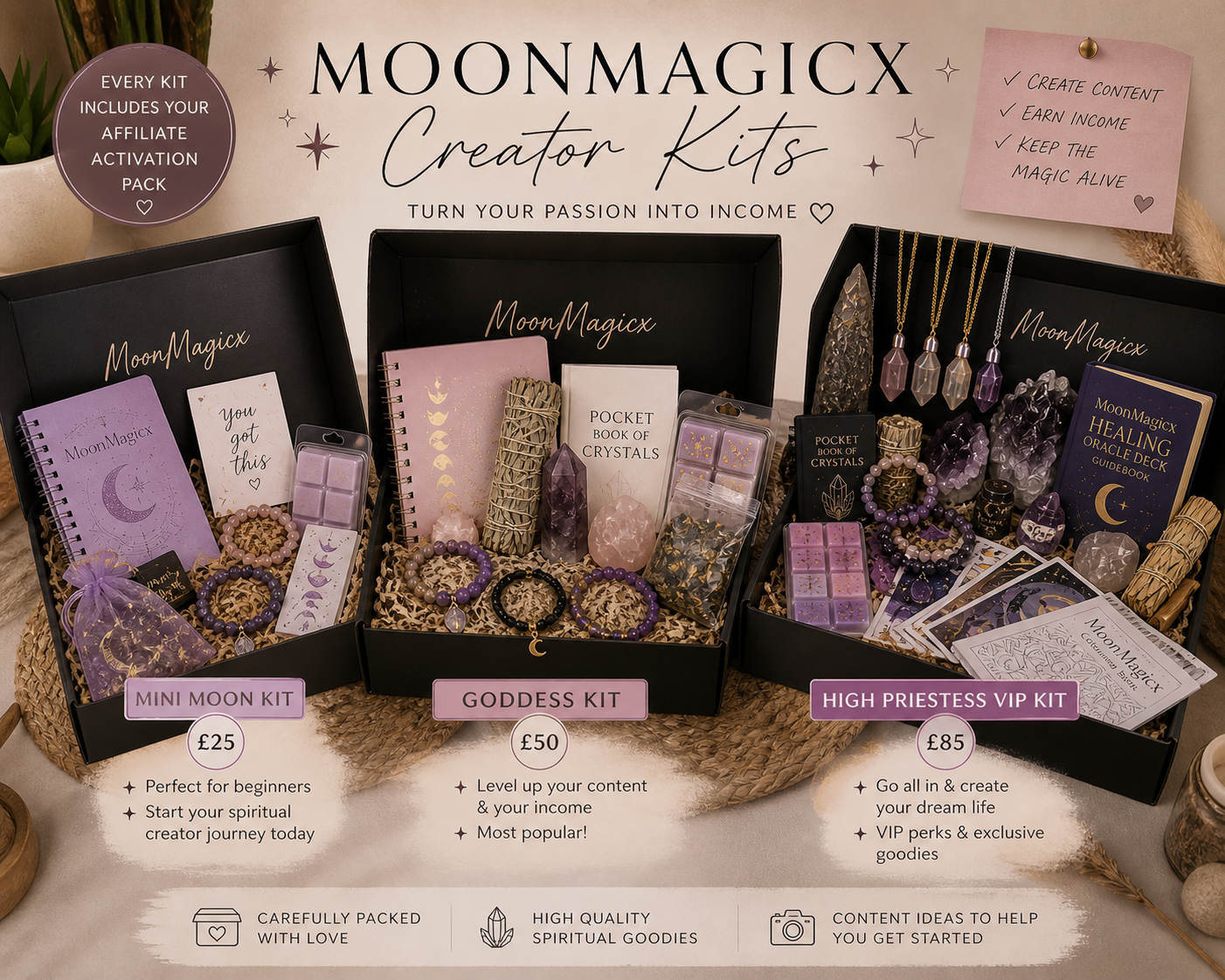 MoonMagicx Creator Kits - Turn Your Spiritual Passion Into Income
