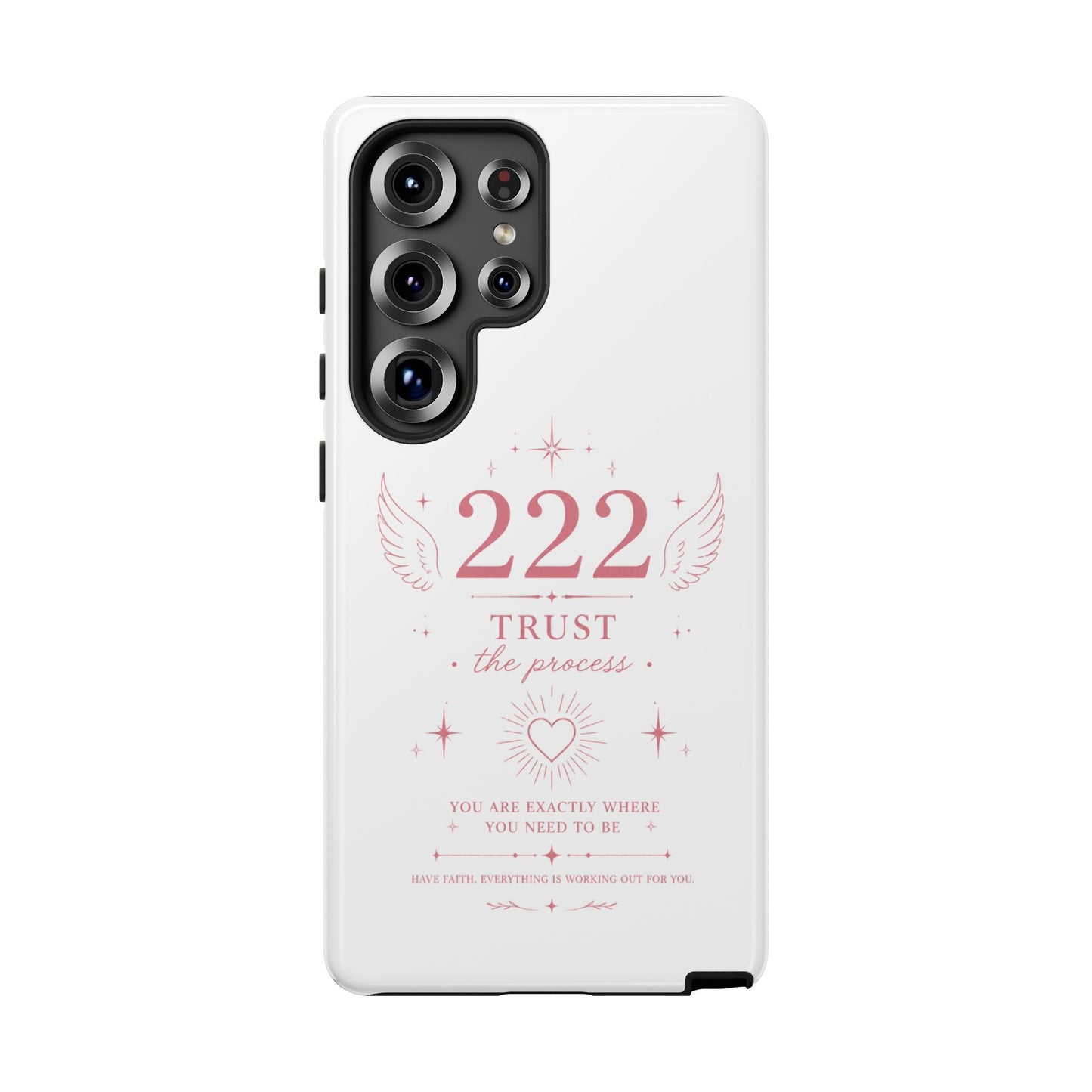 222 Trust the Process Phone Case — Angel Number Spiritual iPhone Case