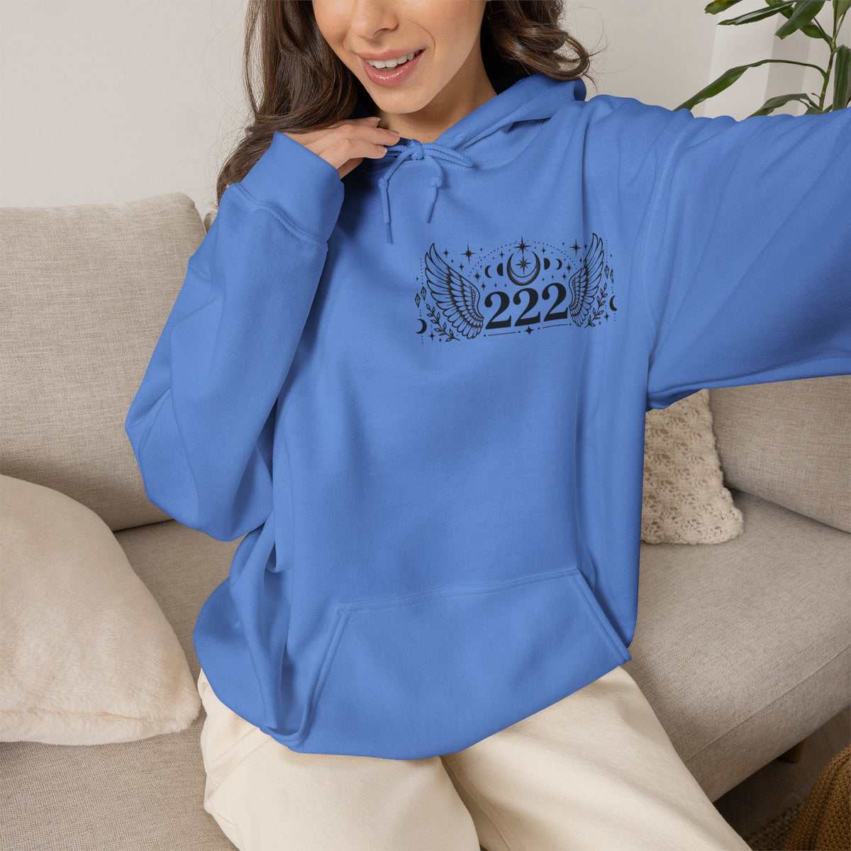 222 Angel Number Hoodie | Alignment, Trust & Divine Timing