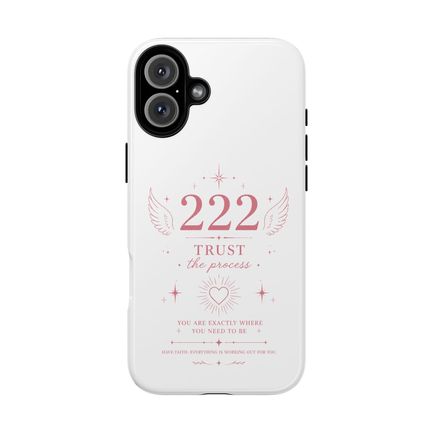 222 Trust the Process Phone Case — Angel Number Spiritual iPhone Case