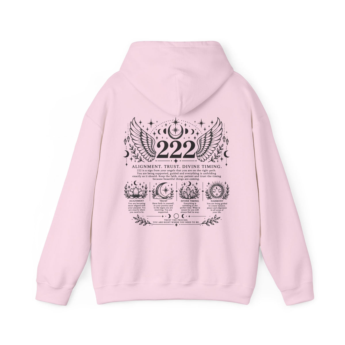 222 Angel Number Hoodie | Alignment, Trust & Divine Timing
