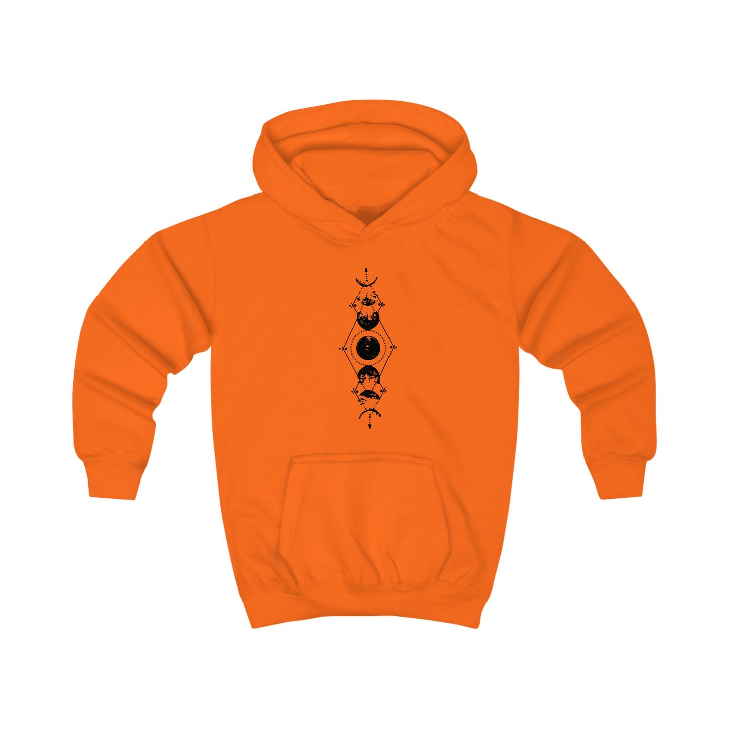 Kids Hoodie - 'Moon Child' Stay Wild Celestial Graphic Hoodie for Children