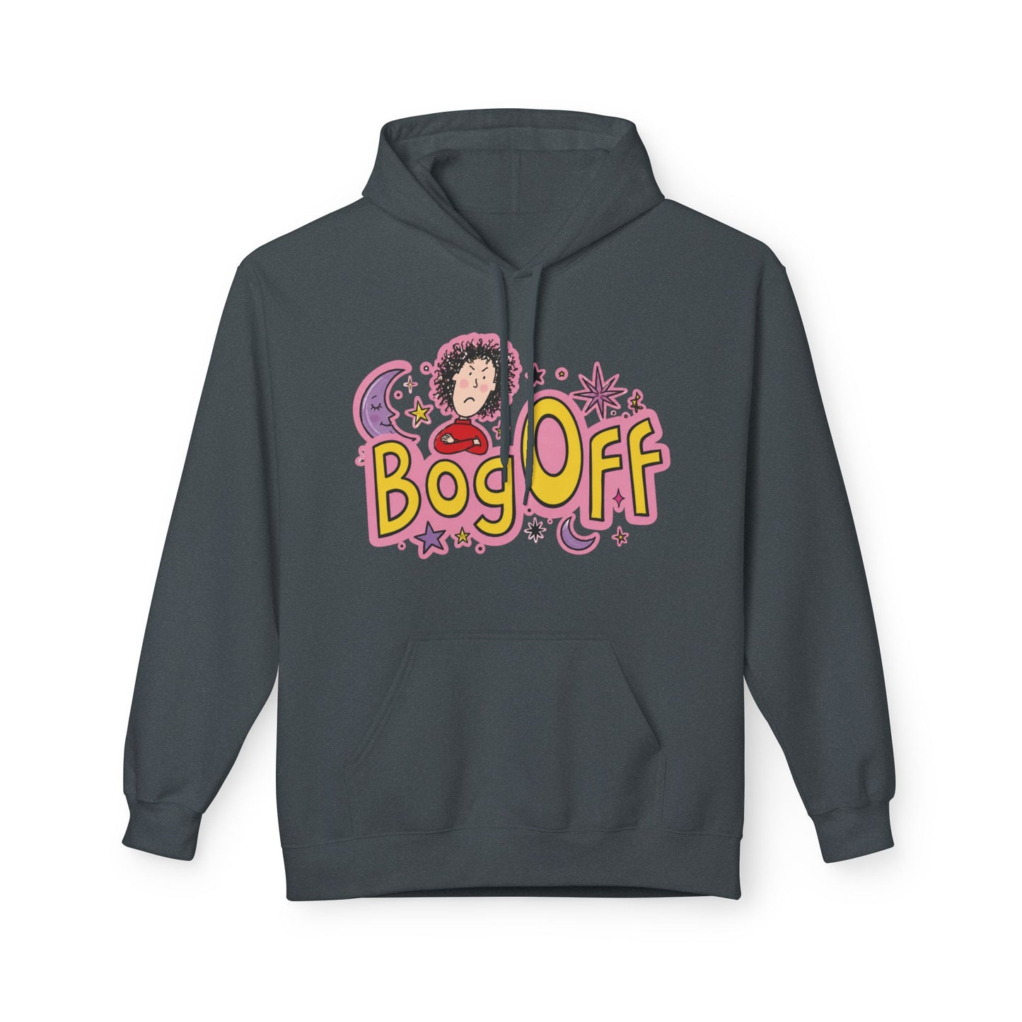 Bog Off Hoodie — Cute Retro 'Bog Off' Graphic Pullover