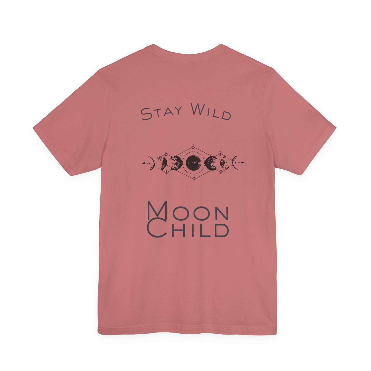 Moon Child T-Shirt — "Stay Wild" Boho Moon Phase Tee