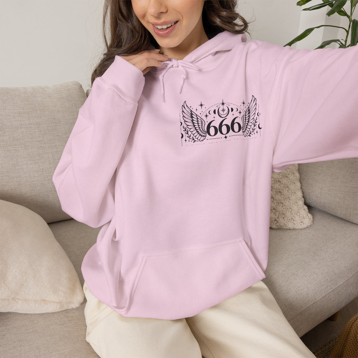 666 Angel Number Hoodie | Balance, Self-Love & Realignment