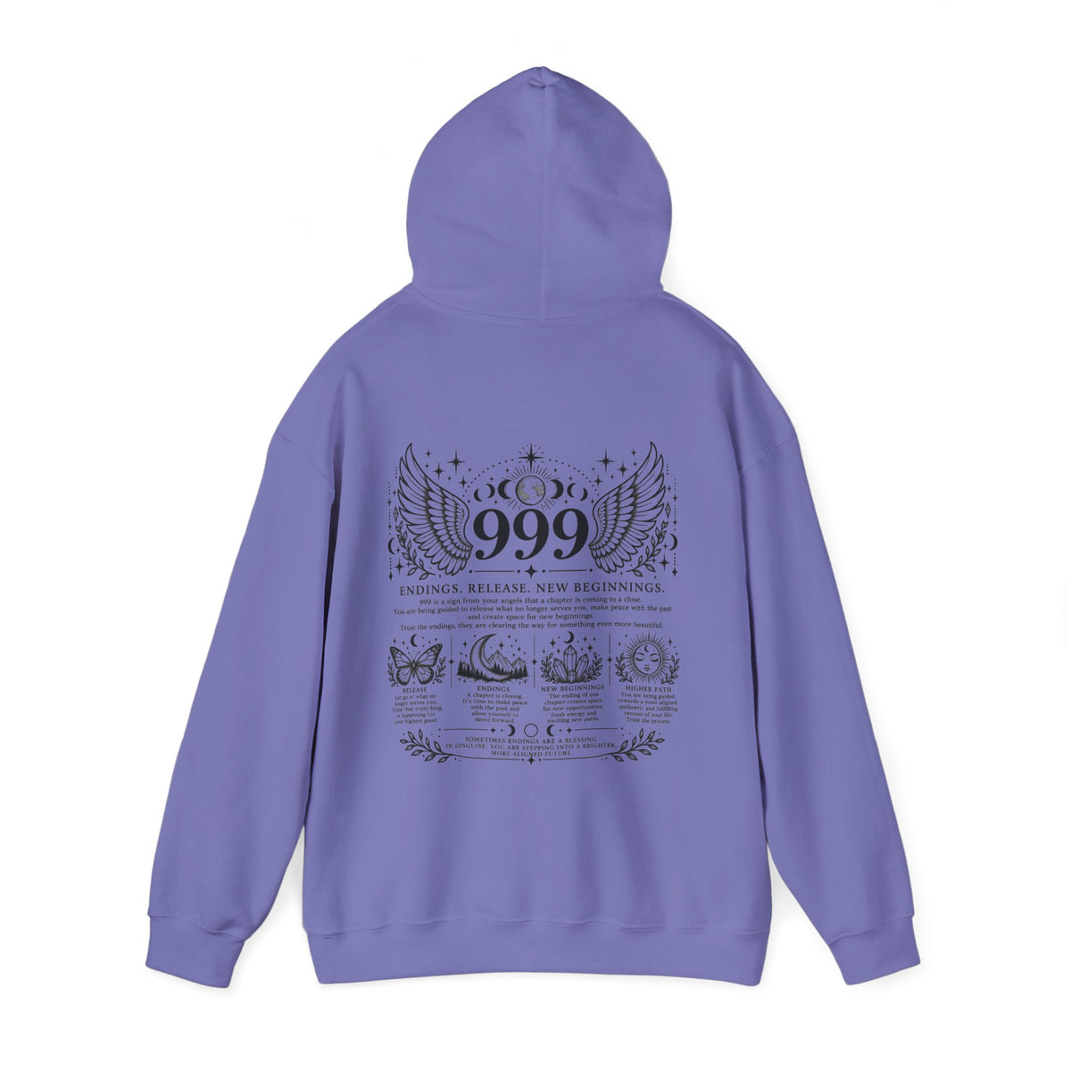 999 Angel Number Hoodie | Endings, Release & New Beginnings