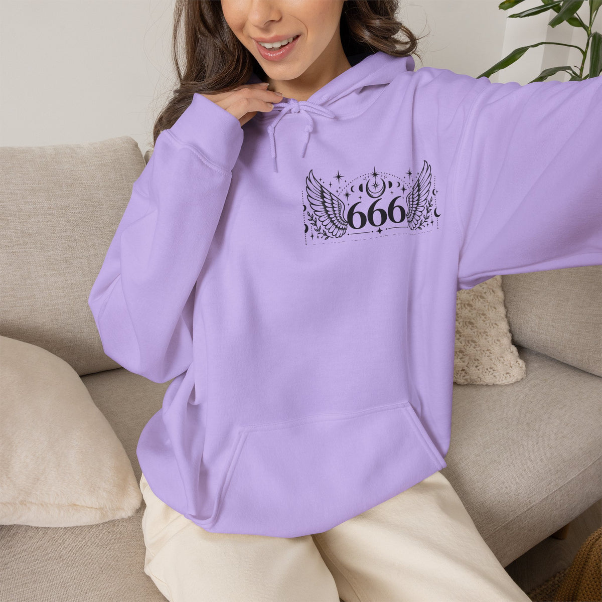 666 Angel Number Hoodie | Balance, Self-Love & Realignment