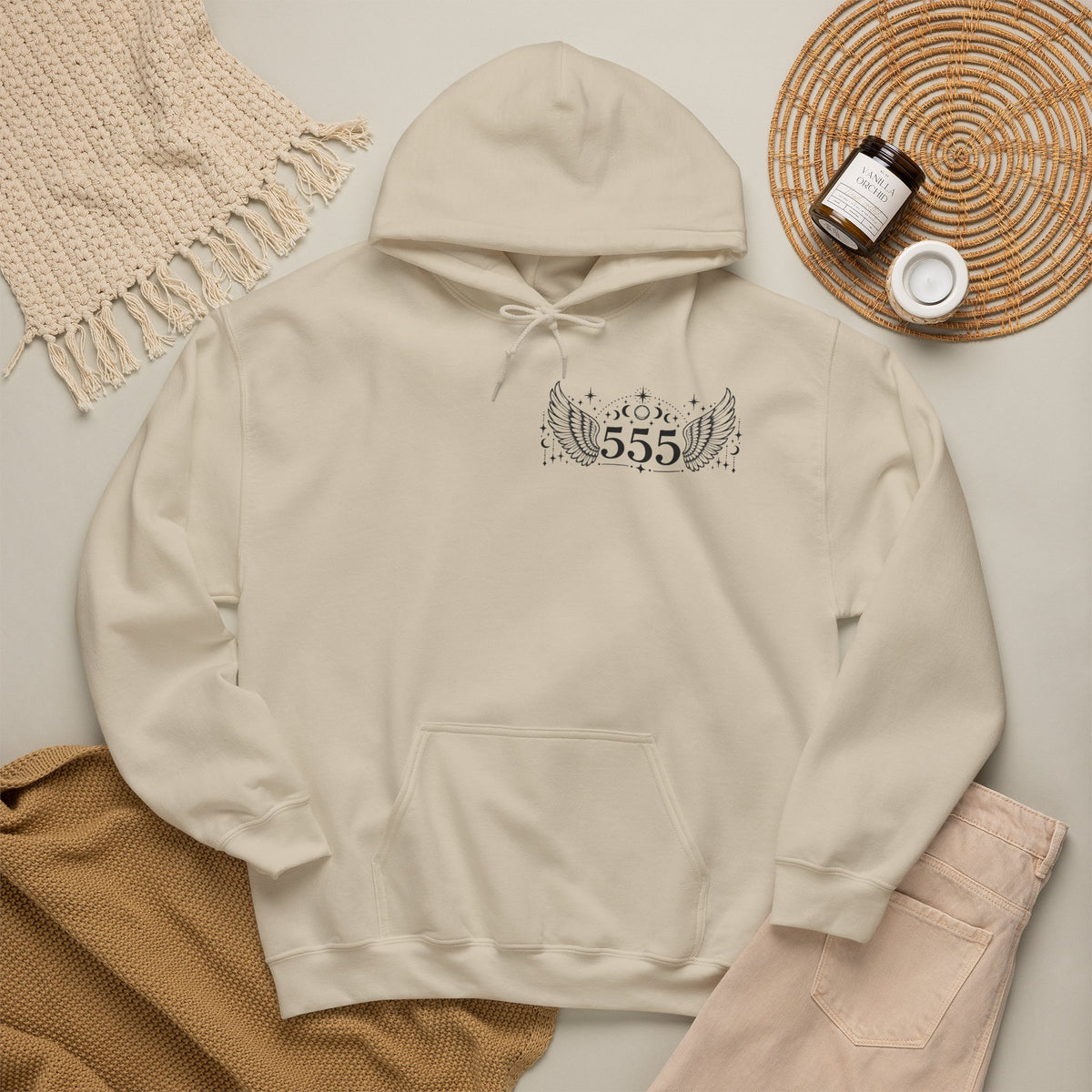 555 Angel Number Hoodie | Transformation & New Beginnings