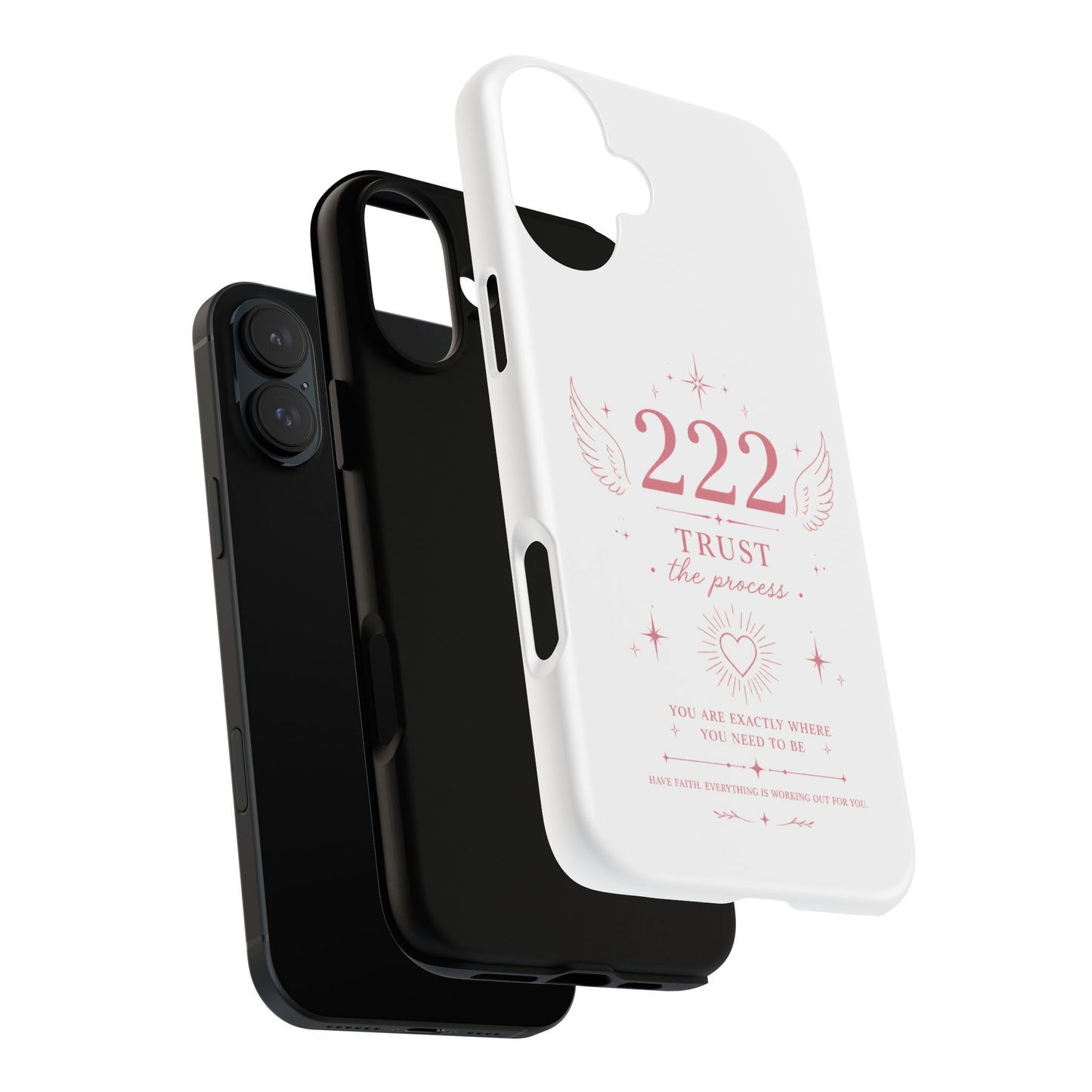 222 Trust the Process Phone Case — Angel Number Spiritual iPhone Case