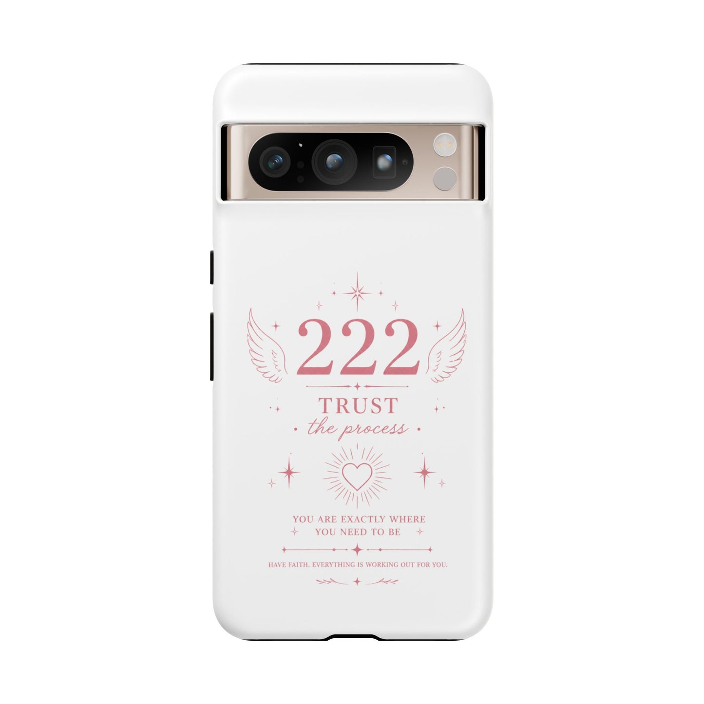 222 Trust the Process Phone Case — Angel Number Spiritual iPhone Case