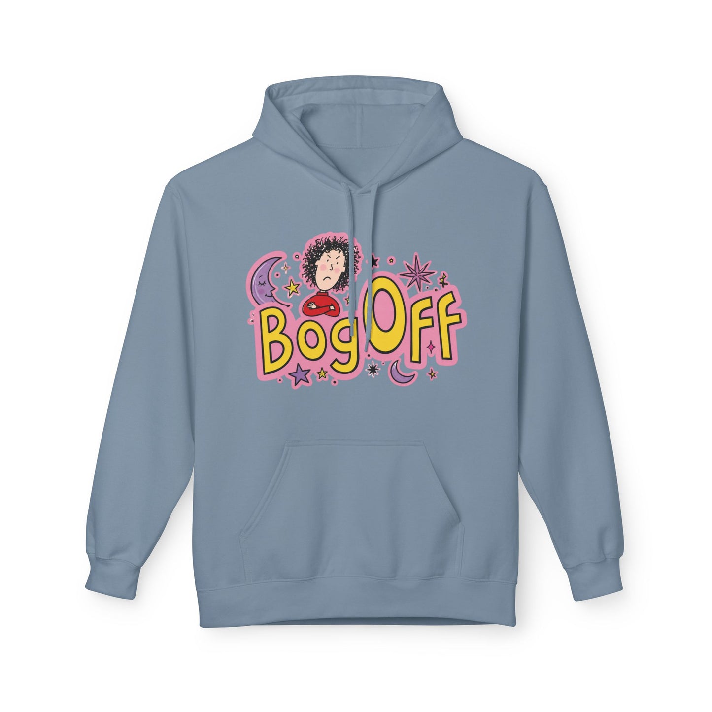 Bog Off Hoodie — Cute Retro 'Bog Off' Graphic Pullover