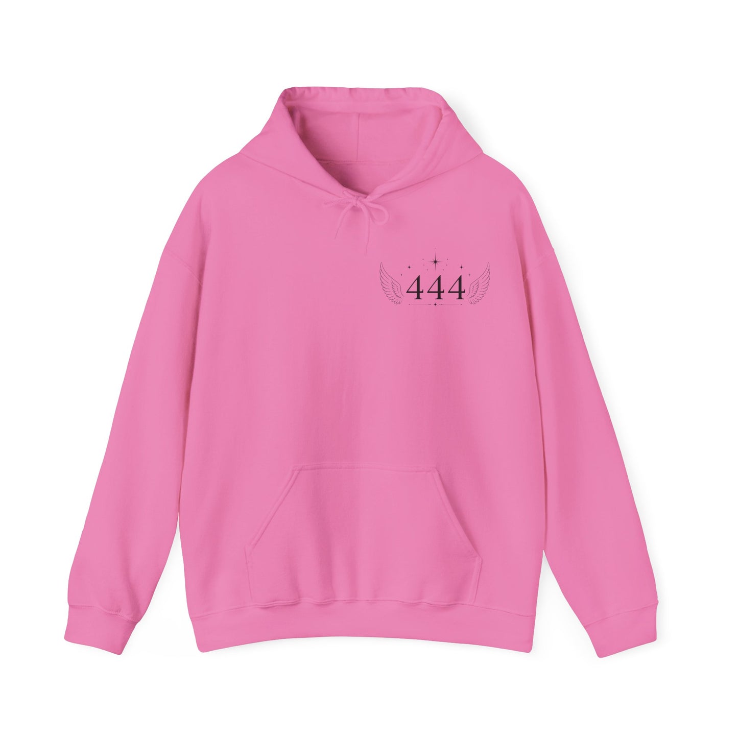 444 Angel Number Hoodie – Spiritual Winged Numerology Sweatshirt