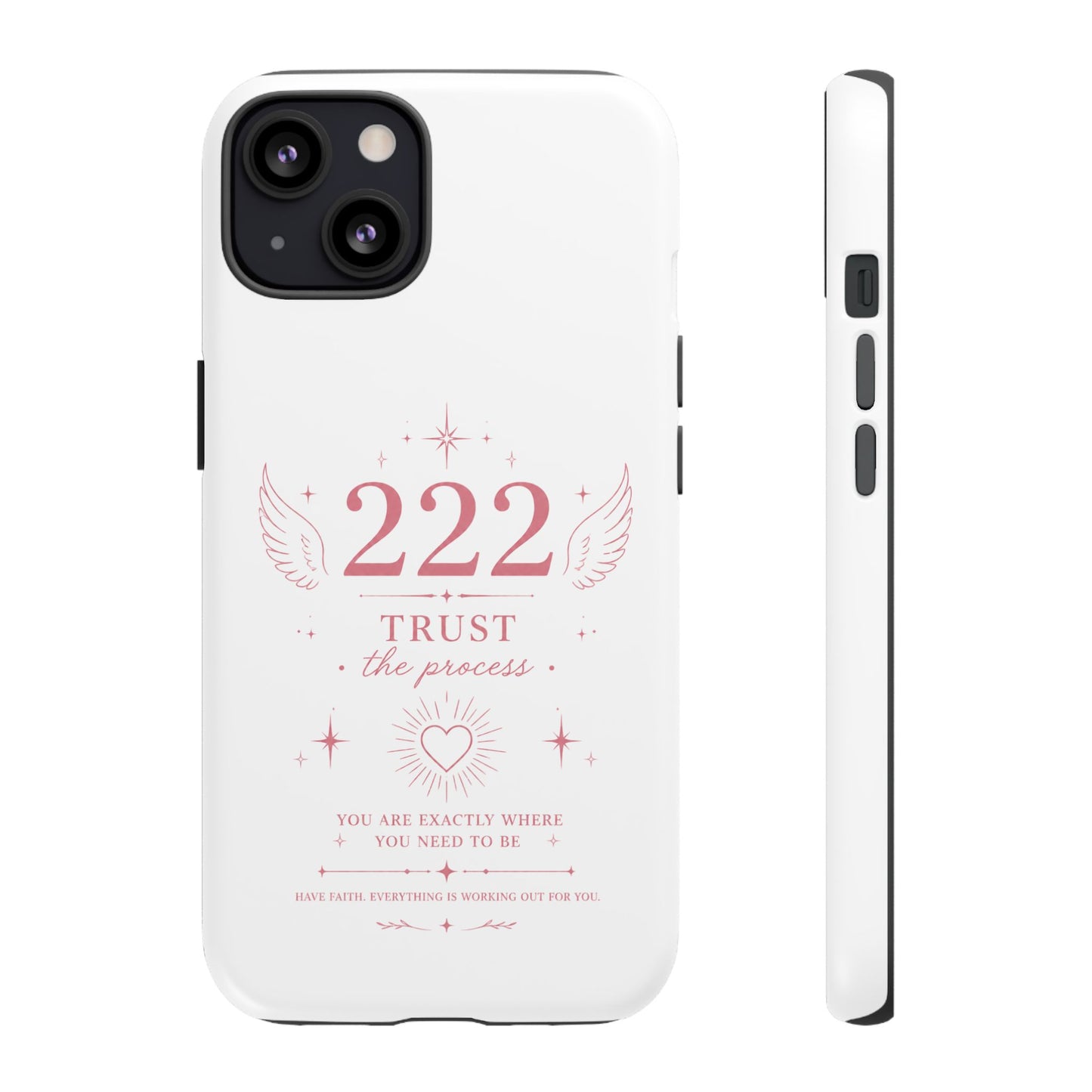 222 Trust the Process Phone Case — Angel Number Spiritual iPhone Case