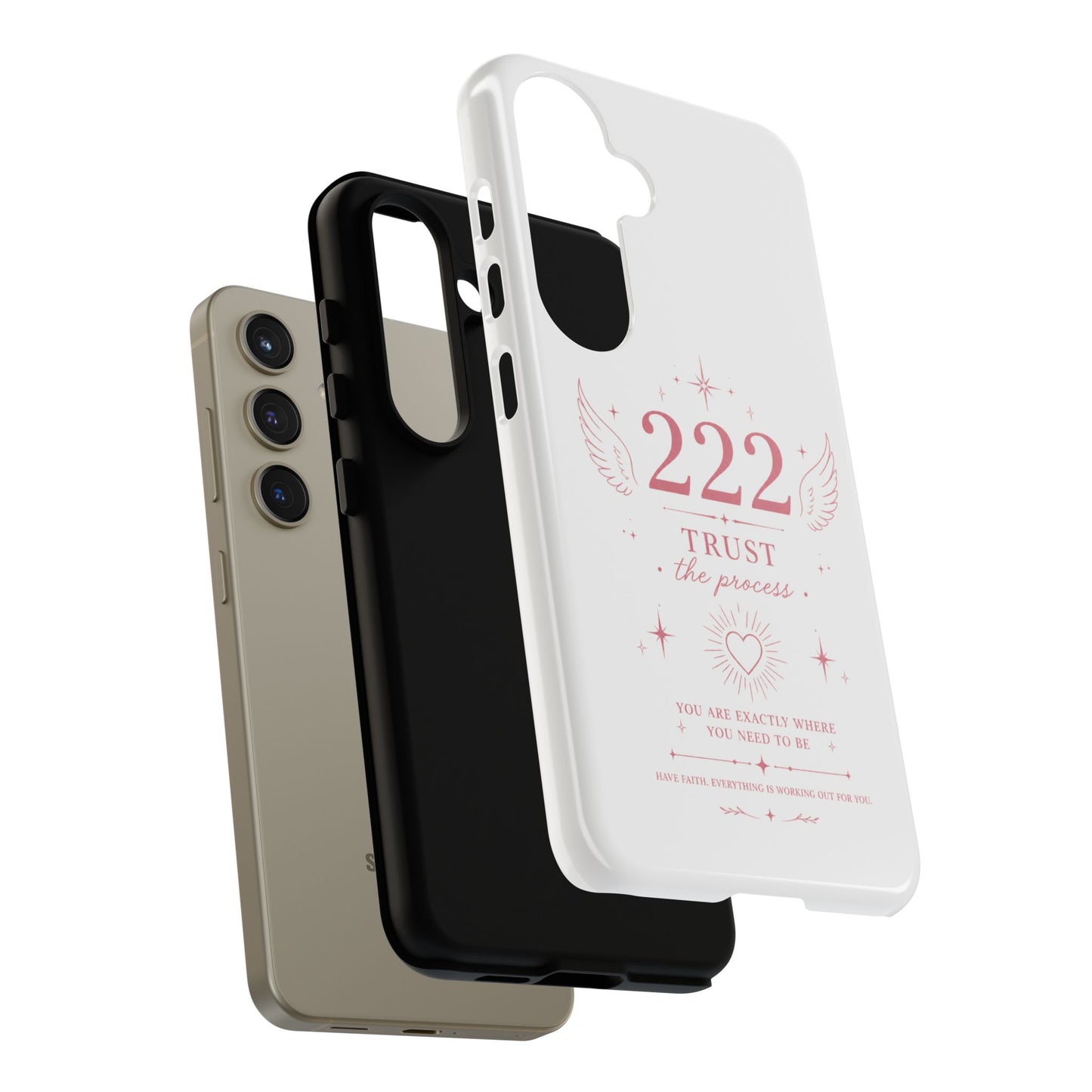 222 Trust the Process Phone Case — Angel Number Spiritual iPhone Case