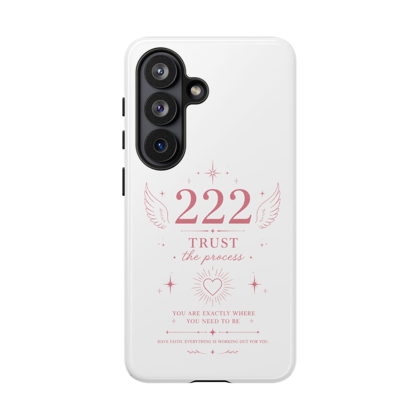222 Trust the Process Phone Case — Angel Number Spiritual iPhone Case