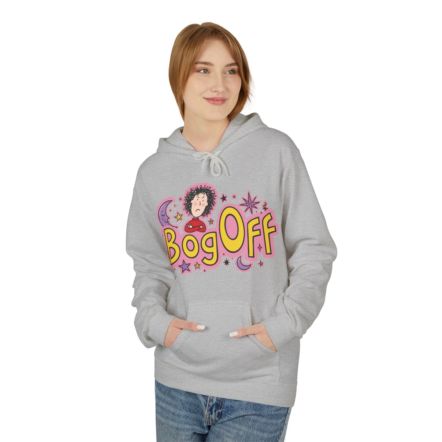 Bog Off Hoodie — Cute Retro 'Bog Off' Graphic Pullover