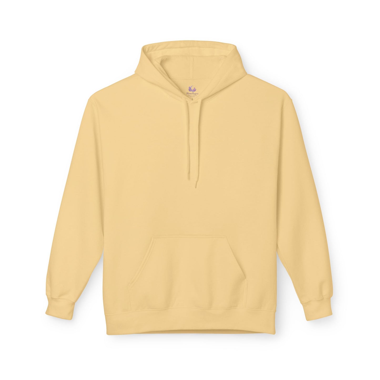 Moon Phase Graphic Hoodie — Minimal Celestial Back Print