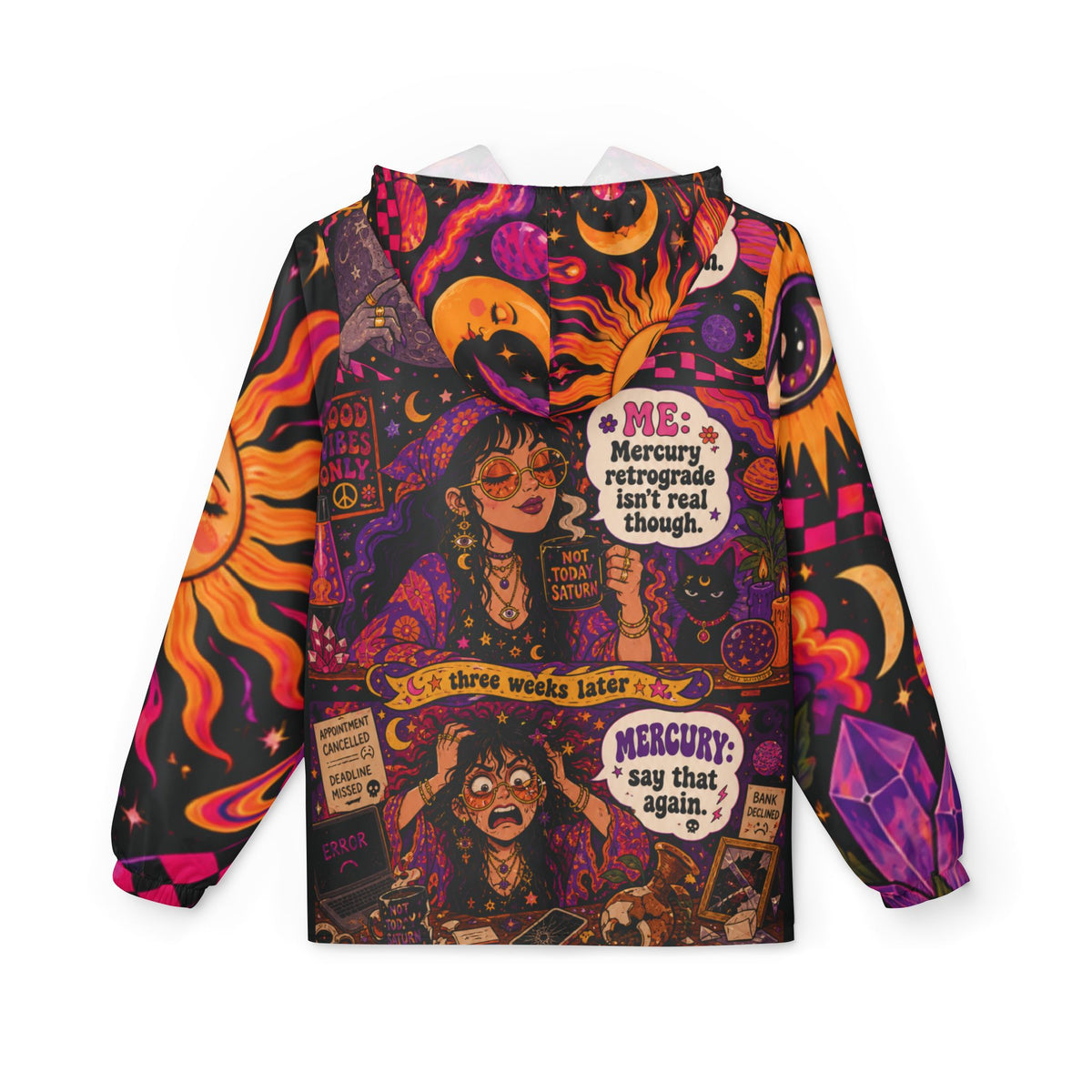 Mercury Retrograde Windbreaker Jacket