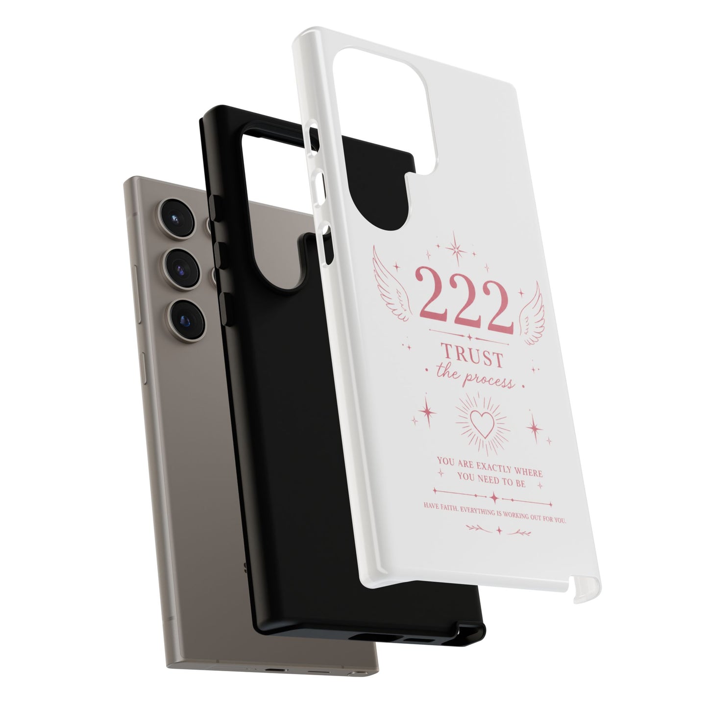 222 Trust the Process Phone Case — Angel Number Spiritual iPhone Case