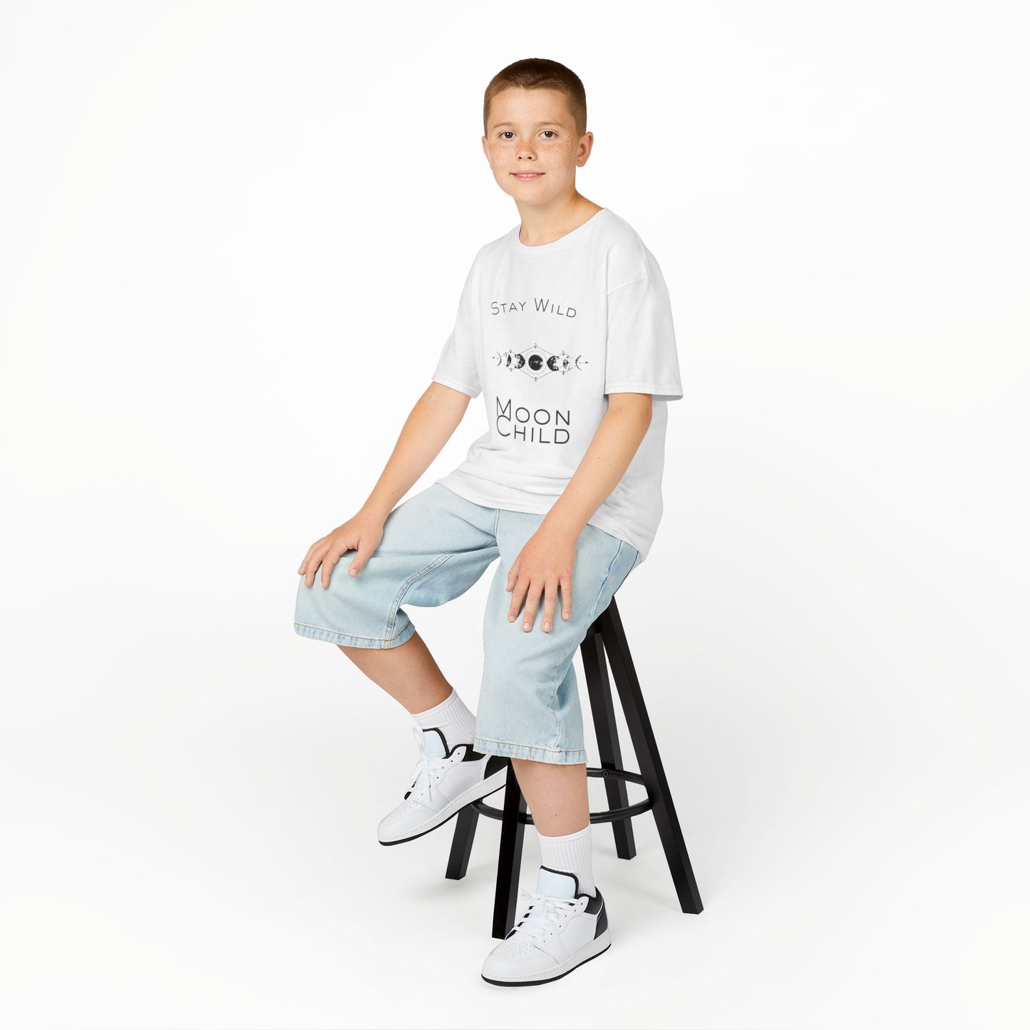 Kids 'Moon Child' Tee — Stay Wild Phases of the Moon Kids T-Shirt