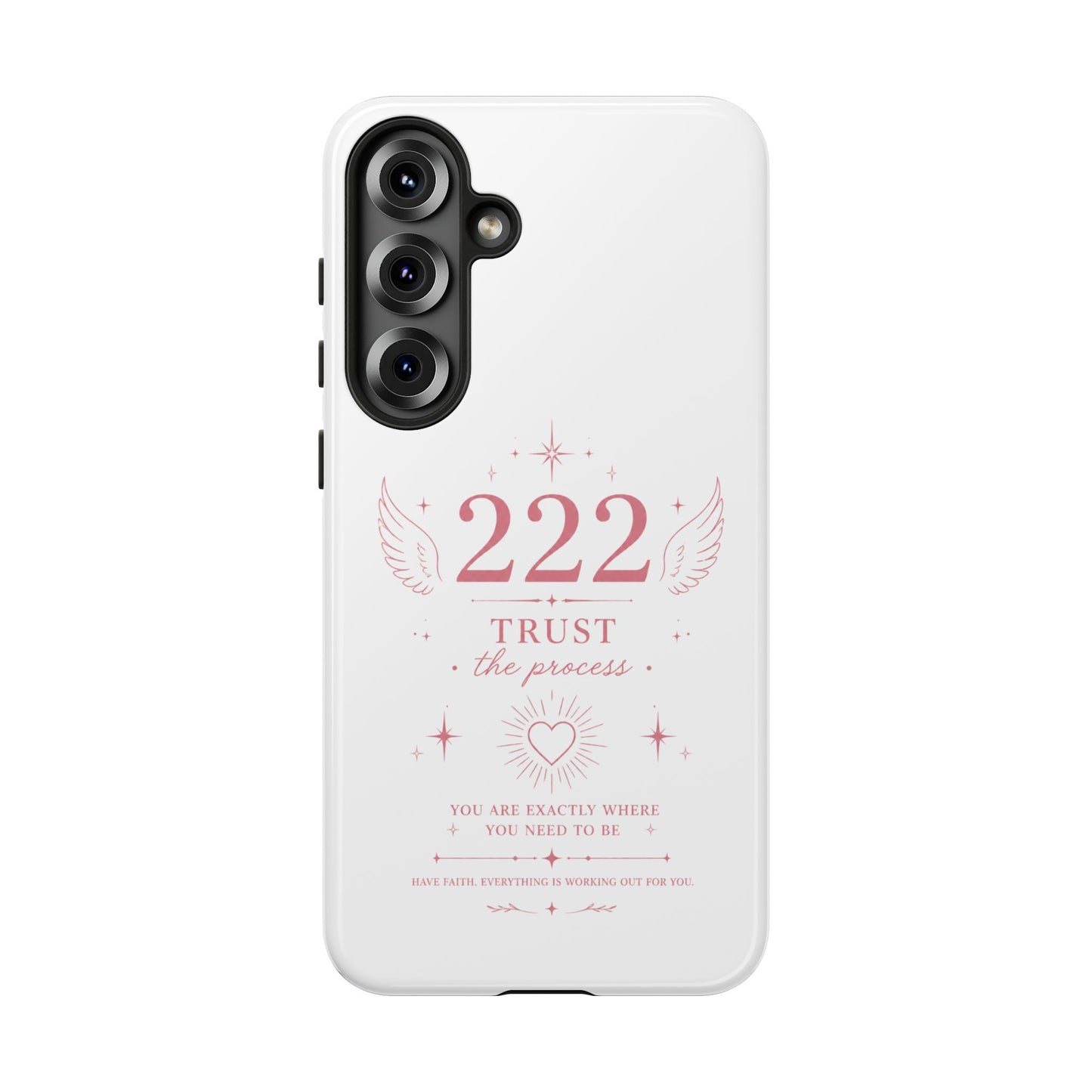 222 Trust the Process Phone Case — Angel Number Spiritual iPhone Case