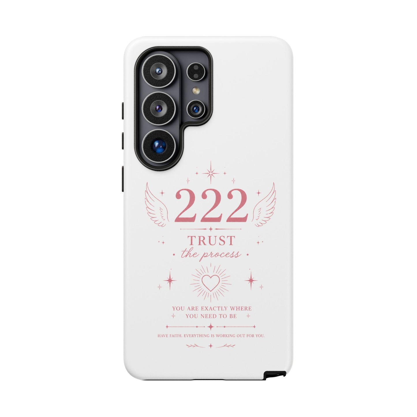 222 Trust the Process Phone Case — Angel Number Spiritual iPhone Case