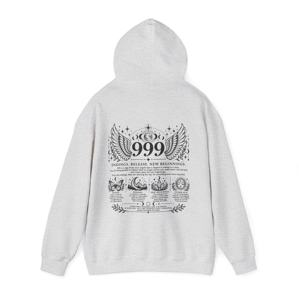 999 Angel Number Hoodie | Endings, Release & New Beginnings
