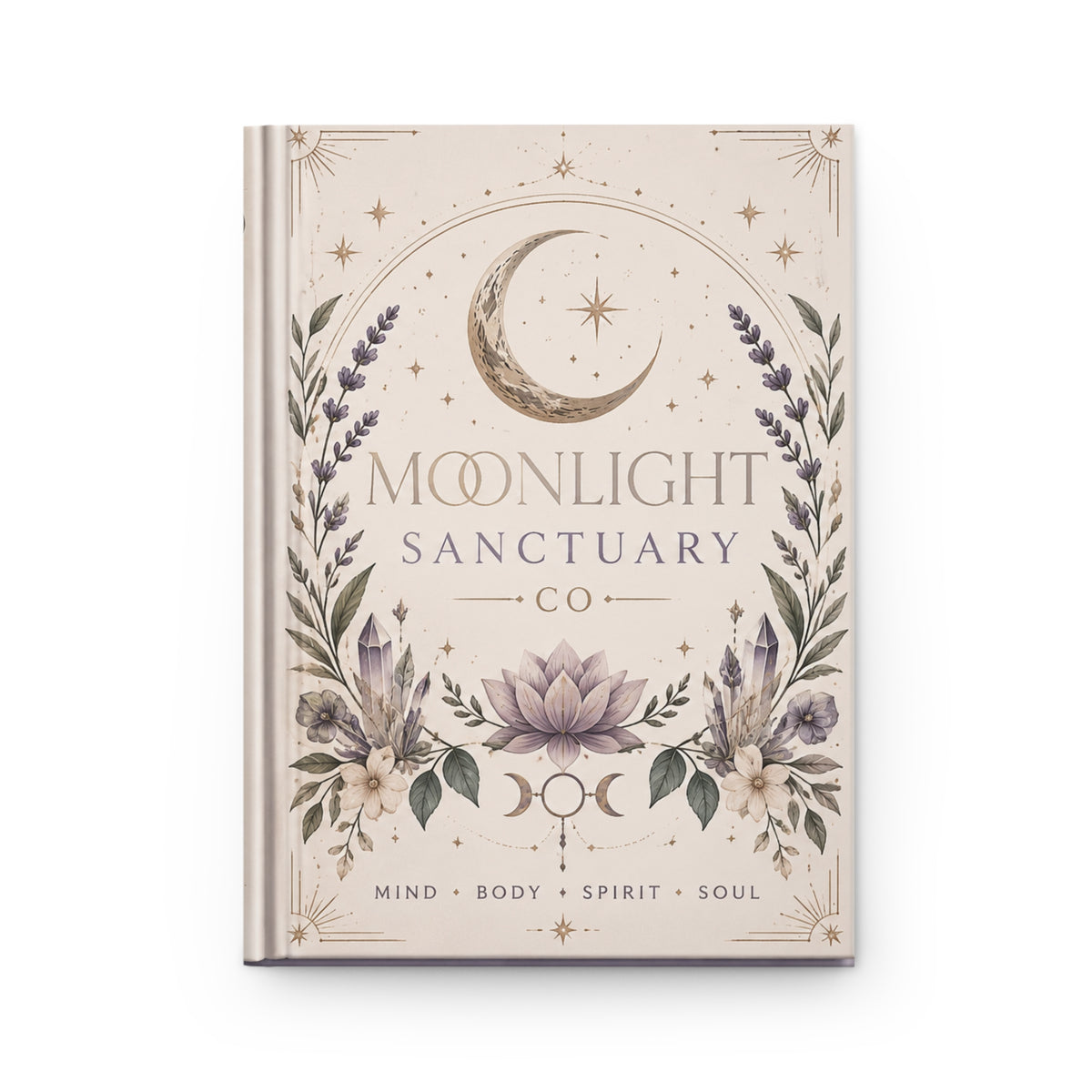 Moonlight Sanctuary Hardcover Notebook
