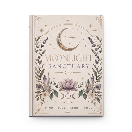 Moonlight Sanctuary Hardcover Notebook