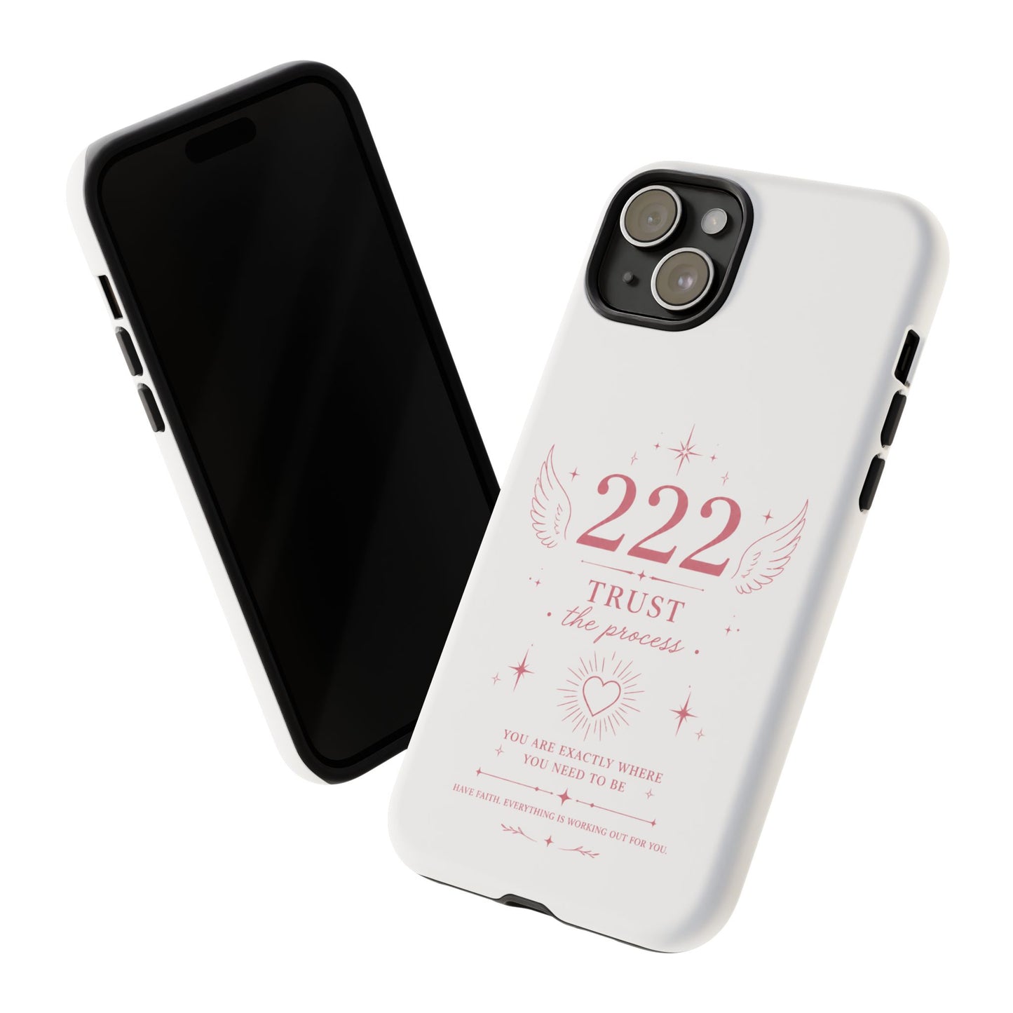 222 Trust the Process Phone Case — Angel Number Spiritual iPhone Case