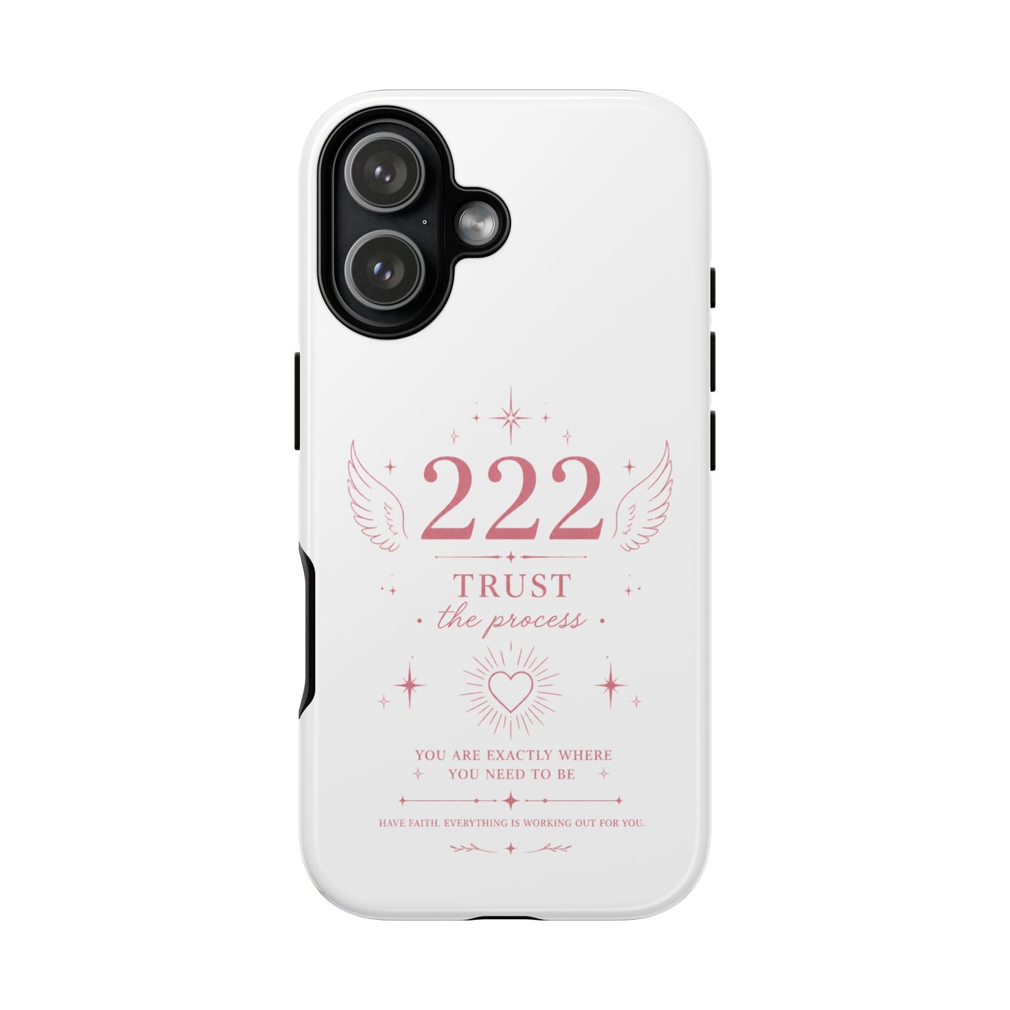 222 Trust the Process Phone Case — Angel Number Spiritual iPhone Case