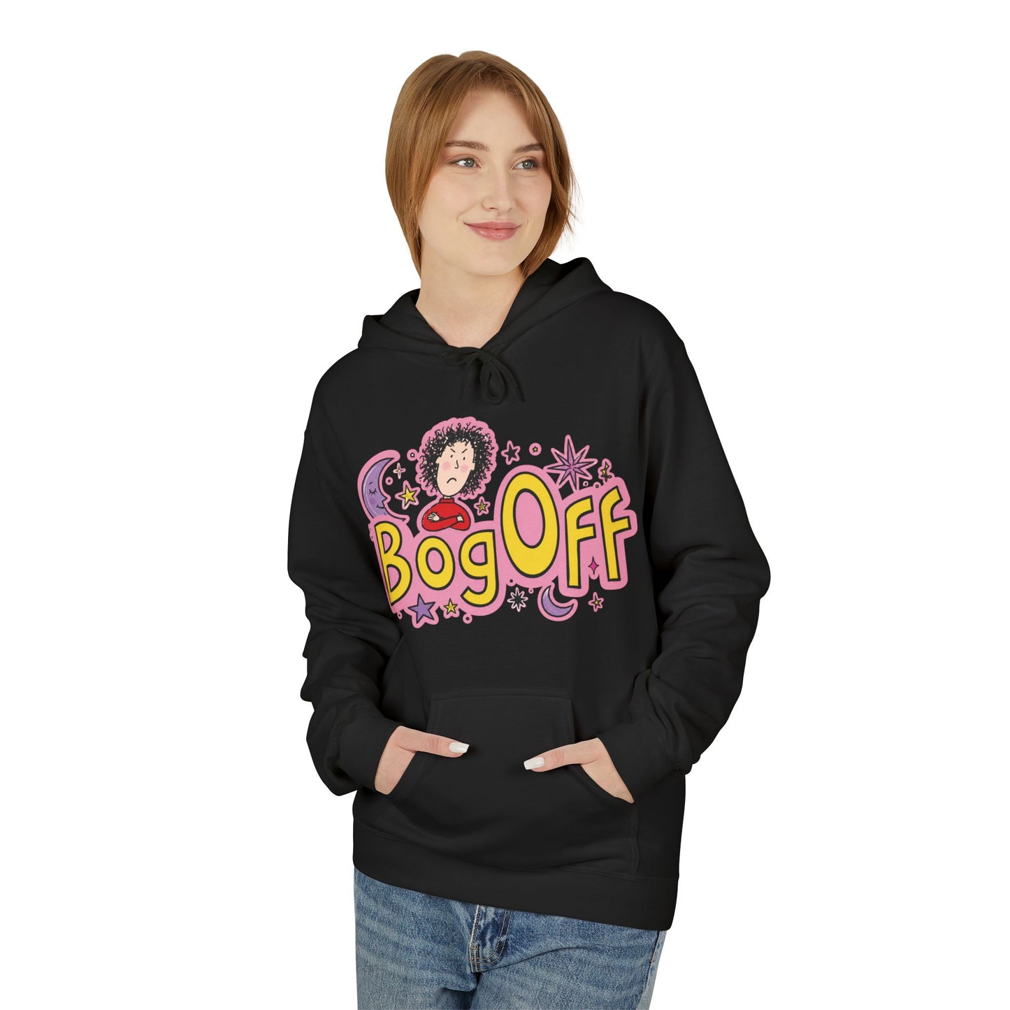 Bog Off Hoodie — Cute Retro 'Bog Off' Graphic Pullover