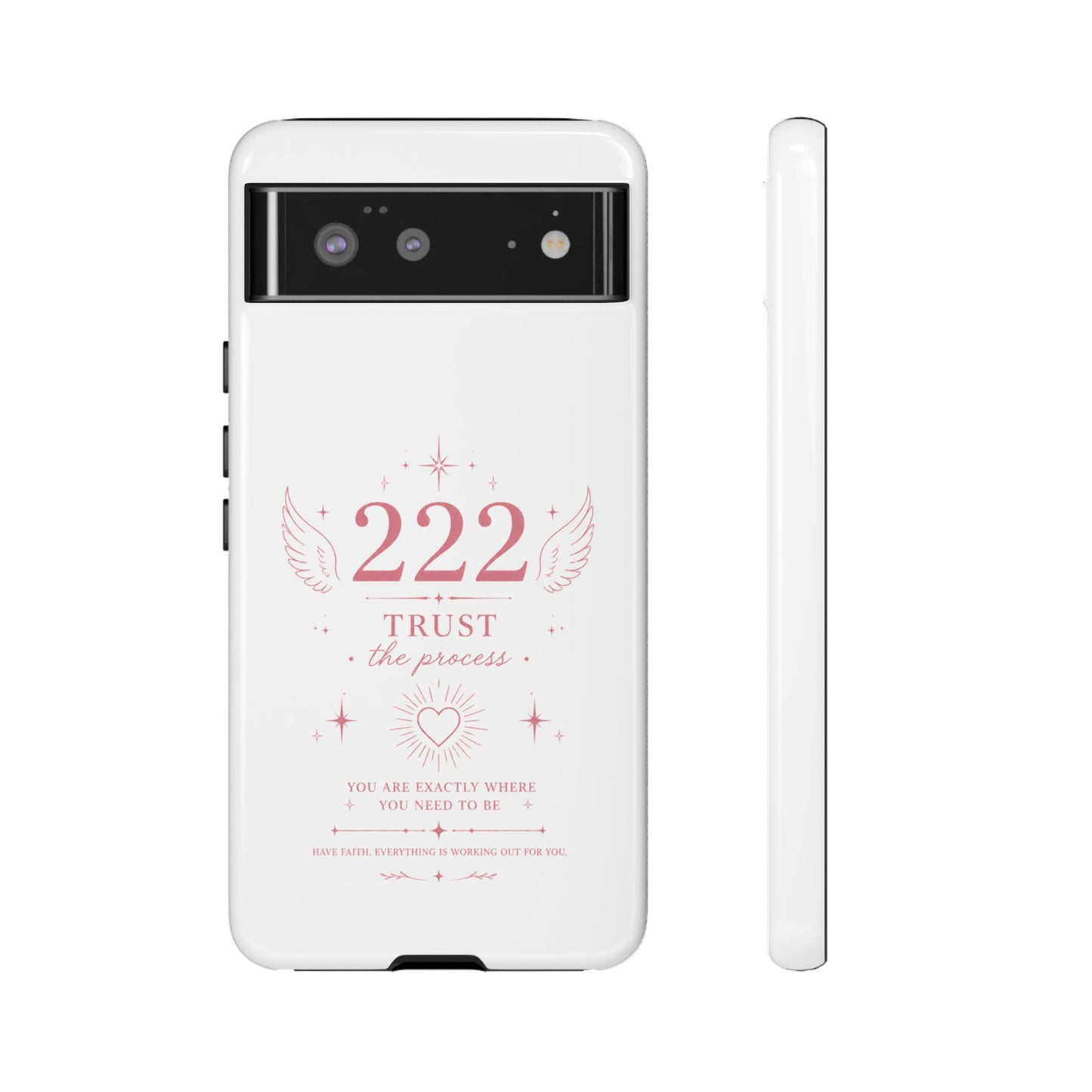 222 Trust the Process Phone Case — Angel Number Spiritual iPhone Case