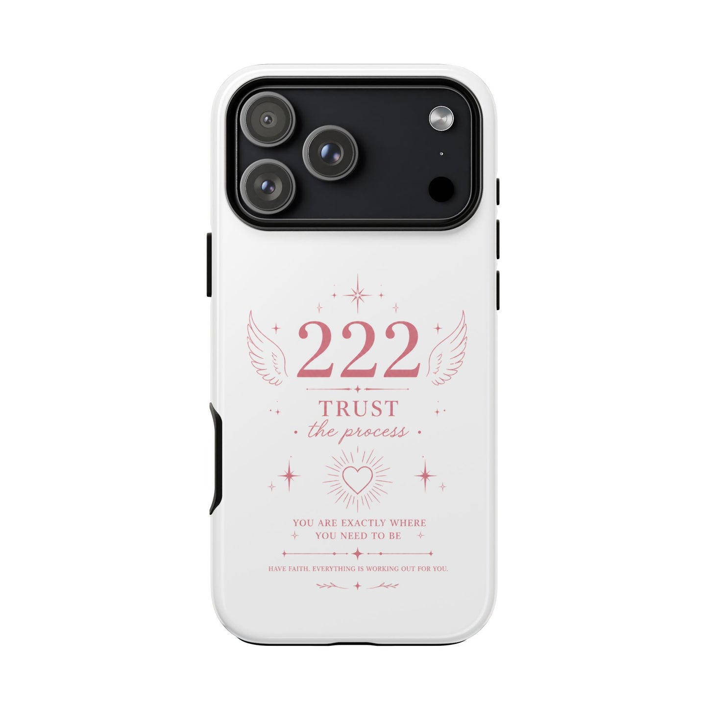 222 Trust the Process Phone Case — Angel Number Spiritual iPhone Case