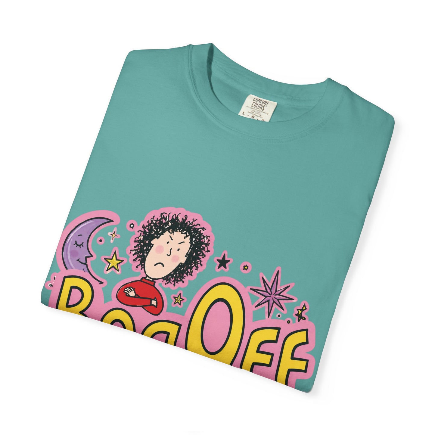Bog Off Graphic T-Shirt — Retro Cute Cartoon Design