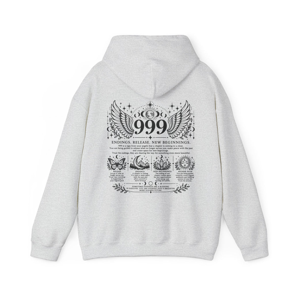 999 Angel Number Hoodie | Endings, Release & New Beginnings