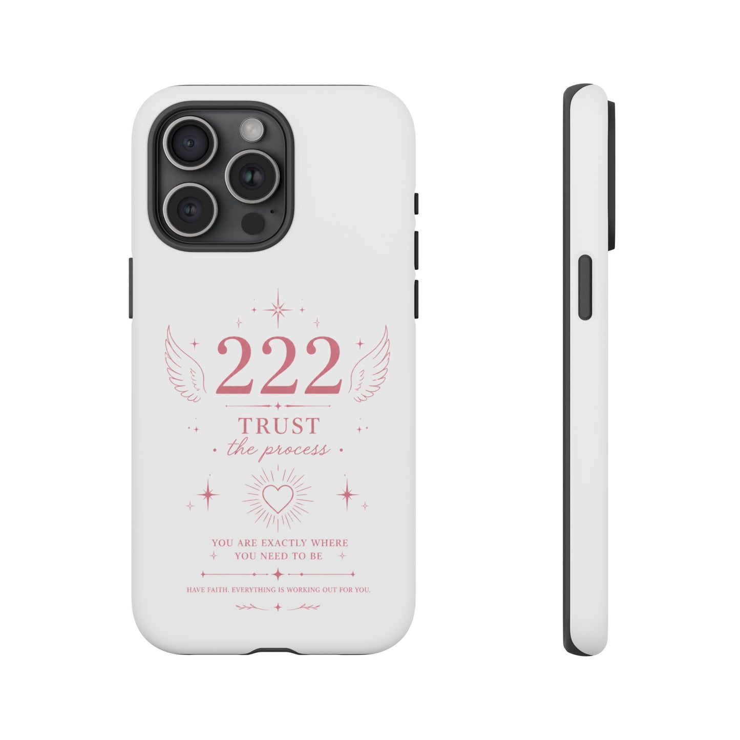 222 Trust the Process Phone Case — Angel Number Spiritual iPhone Case
